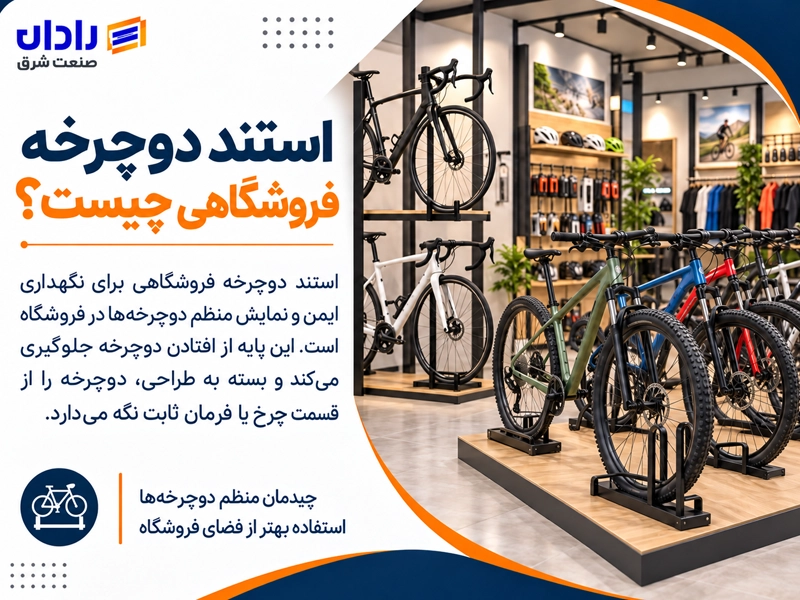 استند نگهداری دوچرخه رادان صنعت شرق