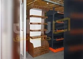قفسه نان مدل یک طرفه چوبی رادان صنعت 