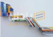 قفسه کتاب مدل دیواری رادان صنعت 