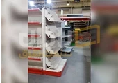قفسه کتابخانه ای مدل فلزی سرلاین رادان صنعت