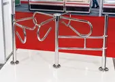 گیت گردان ورود و خروج مدل استیل ضد زنگ رادان صنعت