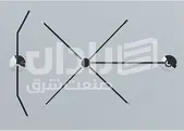 گیت گردان ورود و خروج مدل استیل ضد زنگ رادان صنعت