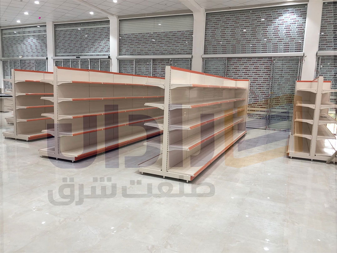 پروژه قفسه بندی فروشگاه اتکا مشهد شعبه بلوار معلم
