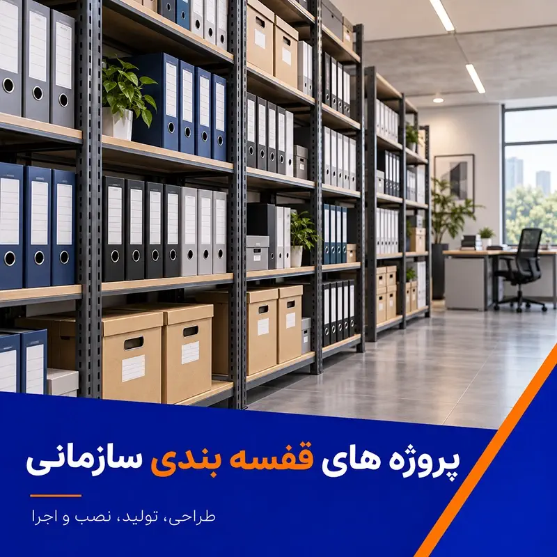 پروژه های قفسه بندی سازمانی رادان صنعت شرق
